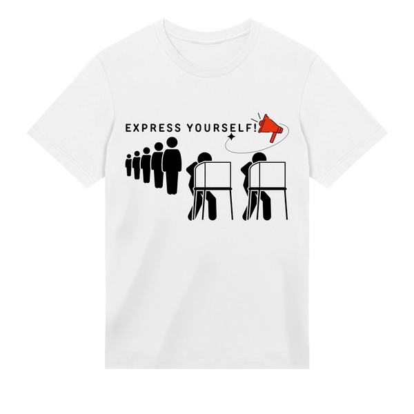 Expressive Megaphone Tee - White men - T-shirts