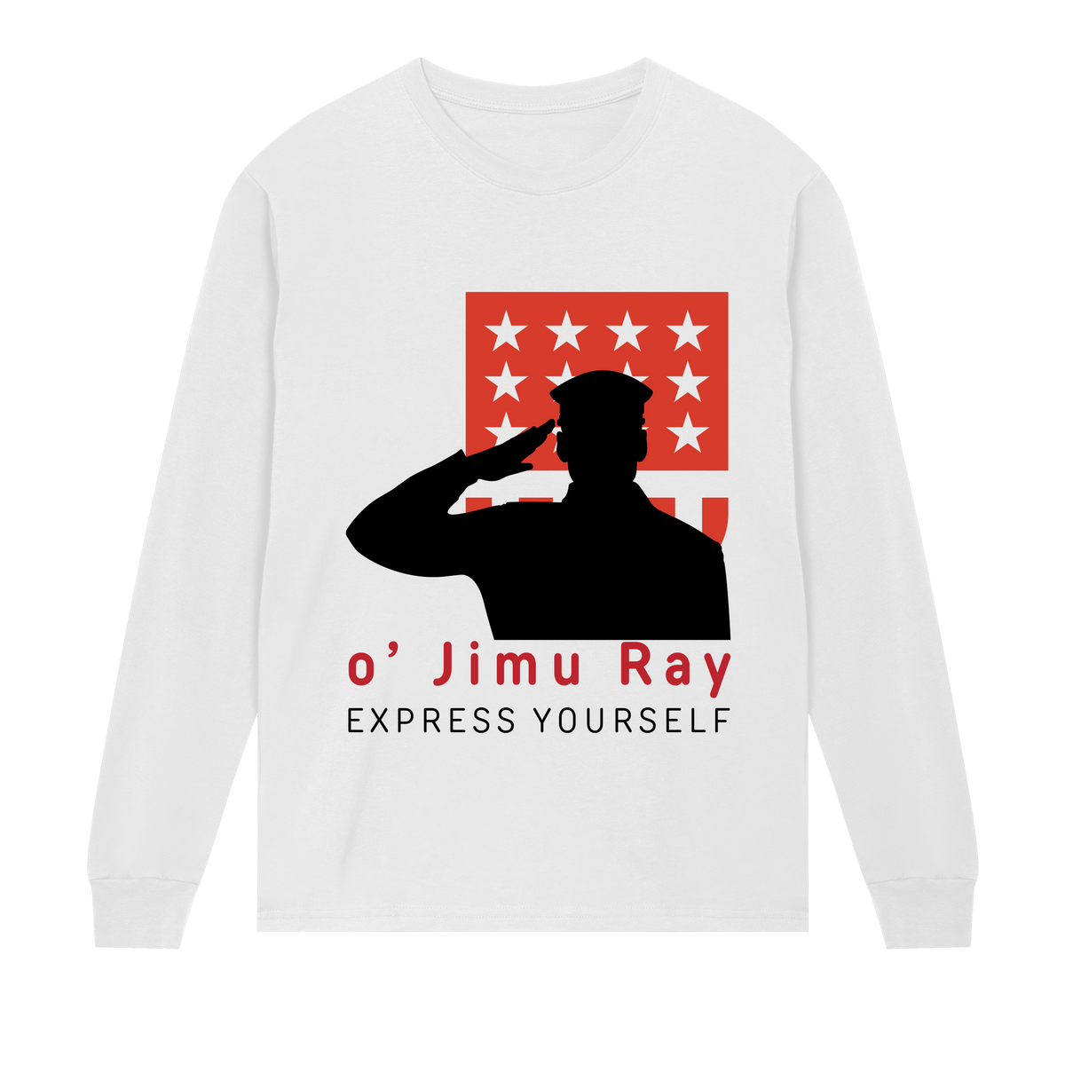 Pride In Every Stitch - o' Jimu Ray 4th July Special - White men - Long Sleeve T-shirts