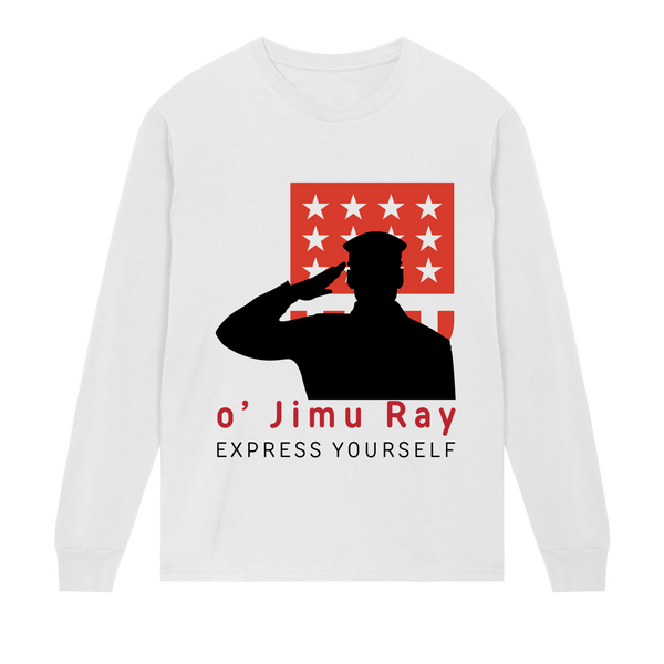 Pride In Every Stitch - o' Jimu Ray 4th July Special - White men - Long Sleeve T-shirts