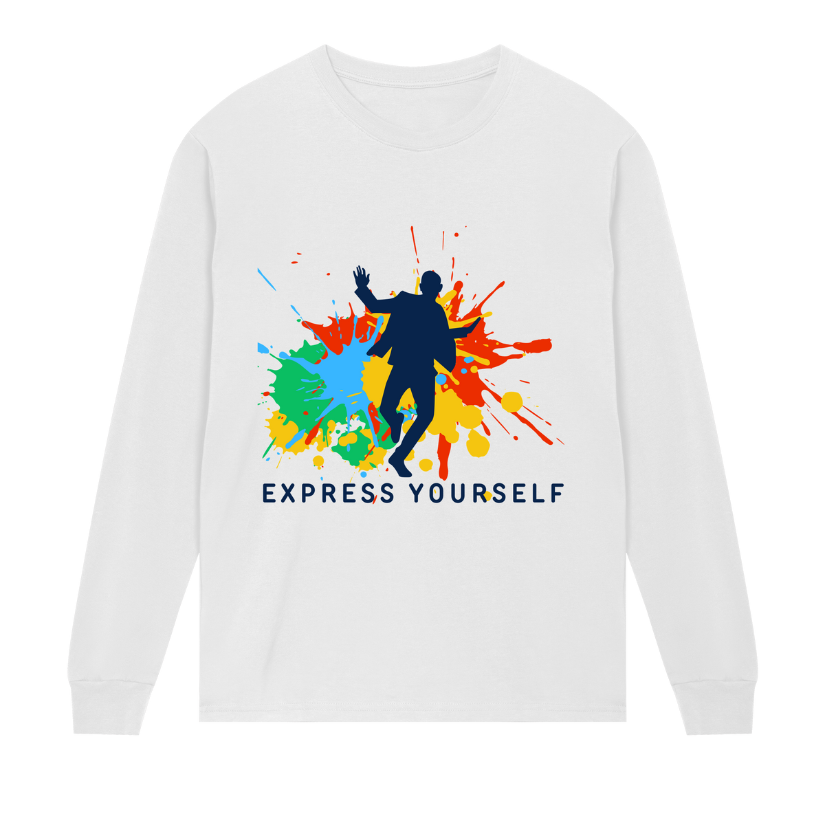 Playful Expressions - Define Your Style - White men - Long Sleeve T-shirts