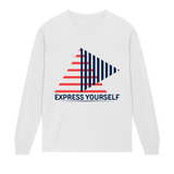 Bold Lines, Bold You - Express Yourself - White men - Long Sleeve T-shirts