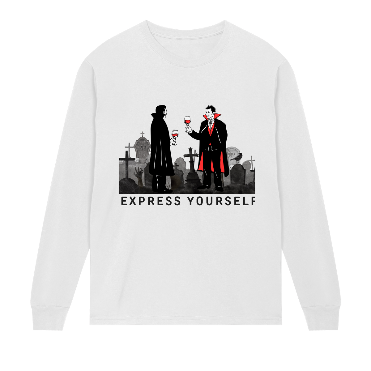 Vampire Celebration - Express Yourself - White men - Long Sleeve T-shirts