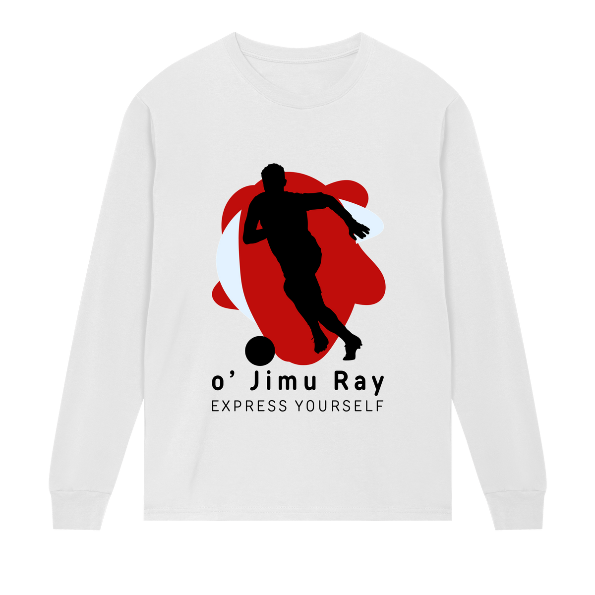 Run with Passion - Bold Full Sleeve - White men - Long Sleeve T-shirts