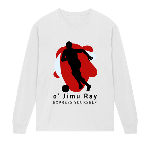 Run with Passion - Bold Full Sleeve - White men - Long Sleeve T-shirts