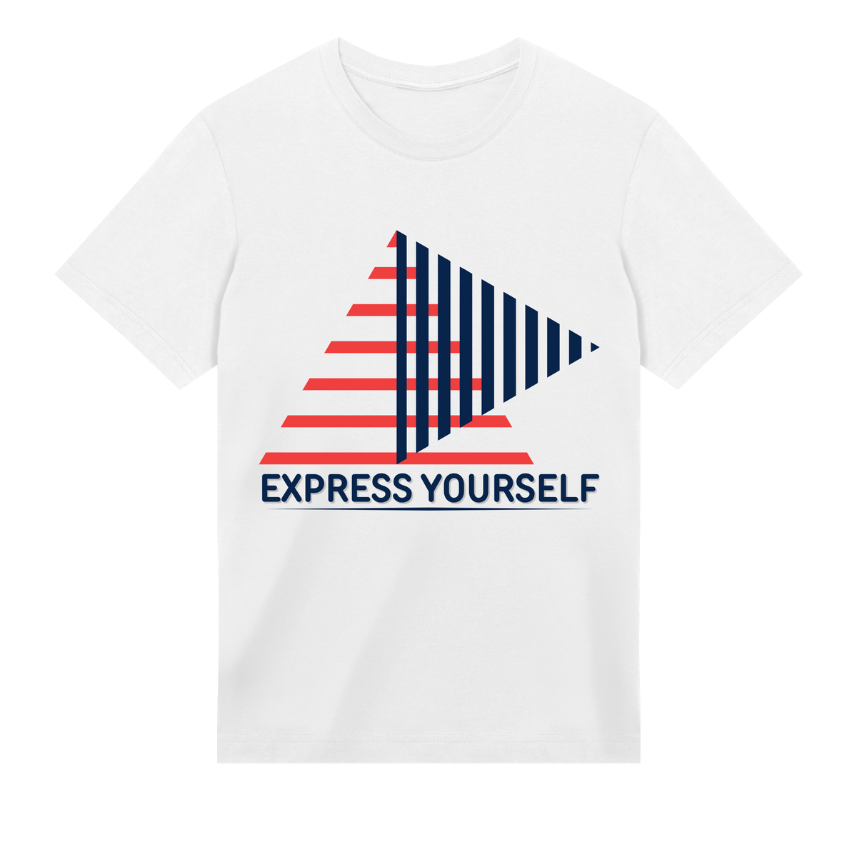 Stripes of Self-Expression - White men - T-shirts