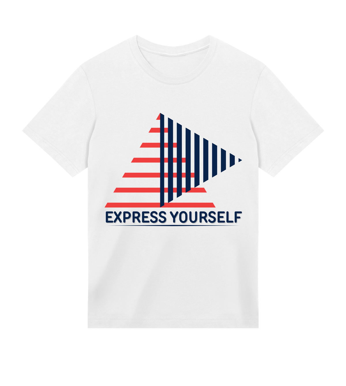 Stripes of Self-Expression - White men - T-shirts