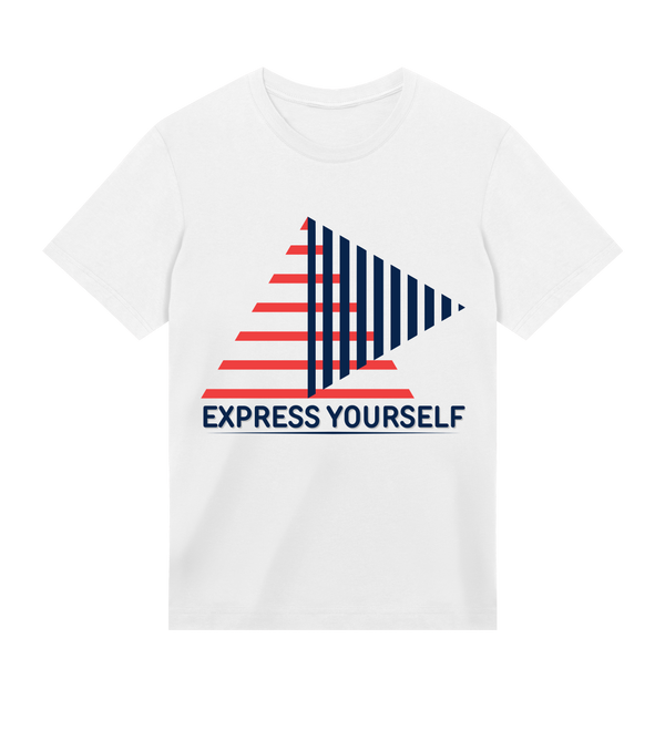 Stripes of Self-Expression - White men - T-shirts
