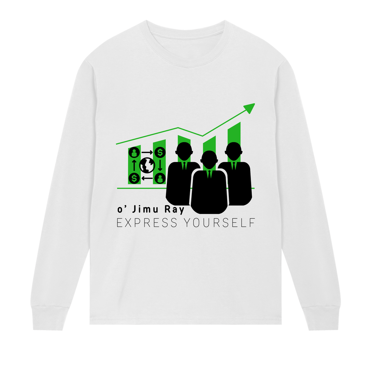 Success Path Long Sleeve T-Shirt - White men - Long Sleeve T-shirts