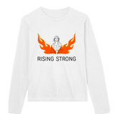 Embrace the Flames - Rise Strong Long Sleeve - White women - Long Sleeve T-shirts