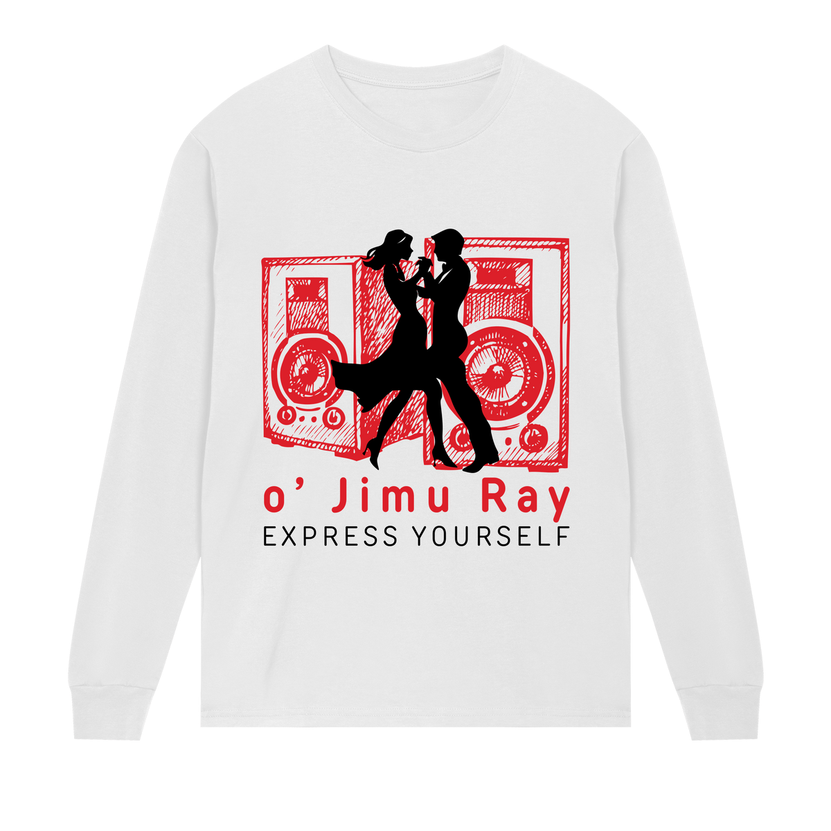 Dance Groove - Bold Full Sleeve - White men - Long Sleeve T-shirts