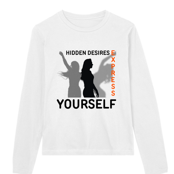 Minimalist Muse - Express Yourself Tee - White women - Long Sleeve T-shirts