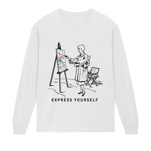 Celebration in Colors - Stylish Tee - White men - Long Sleeve T-shirts