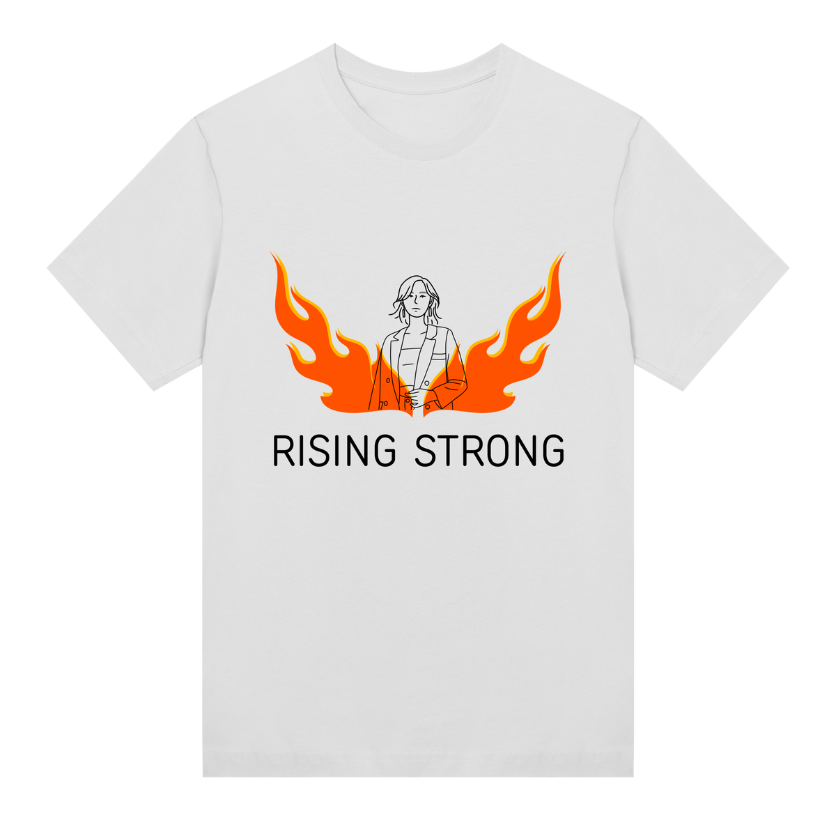 Flame of Strength T-Shirt - White women - T-shirts