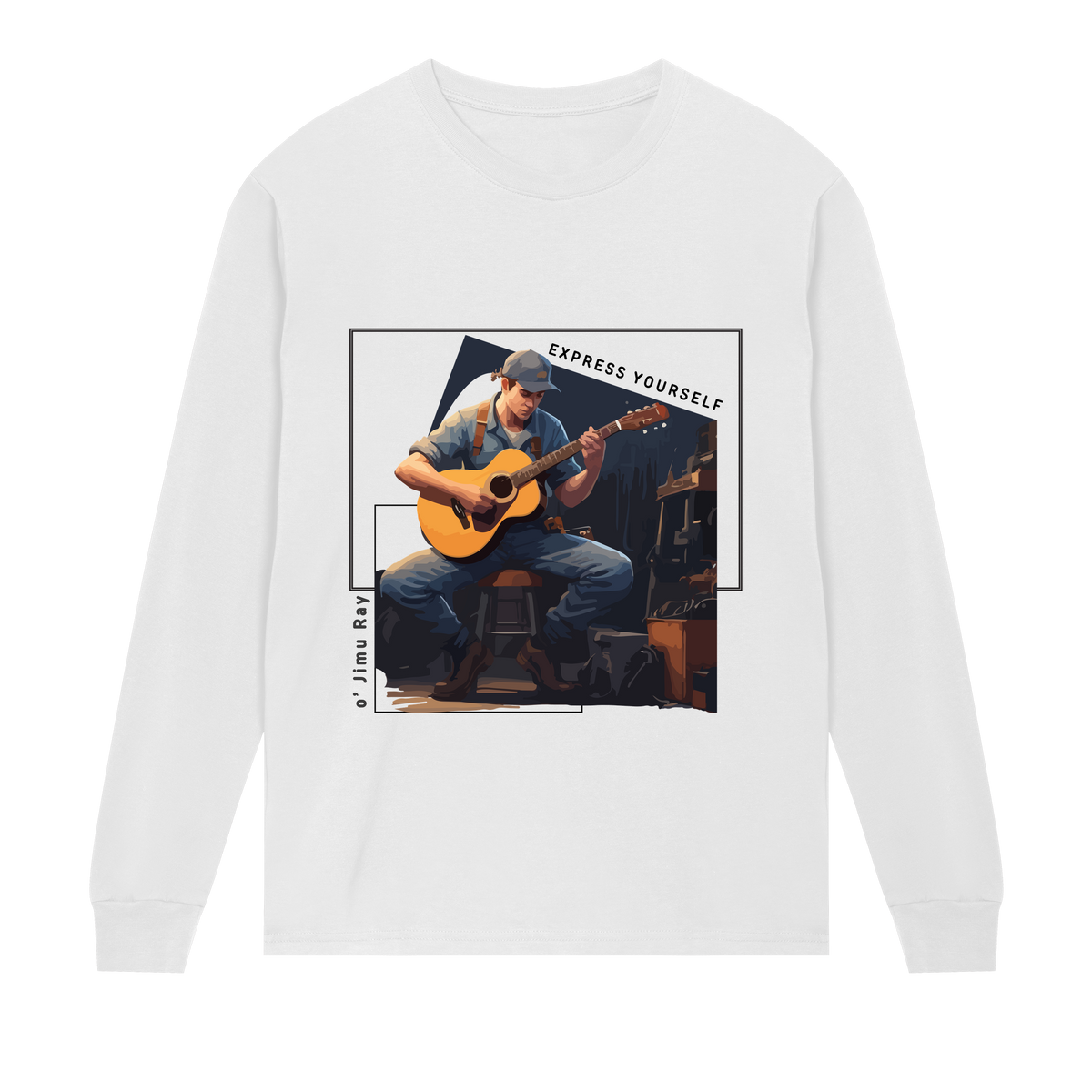 Melodic Threads - Wear Your Tune - White men - Long Sleeve T-shirts