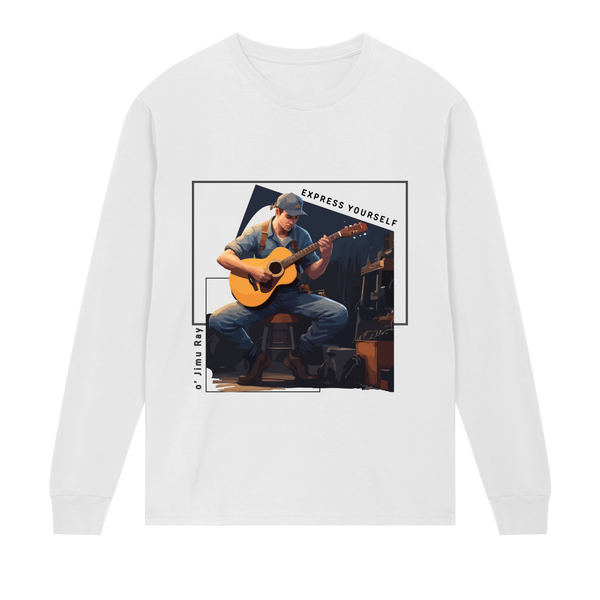 Melodic Threads - Wear Your Tune - White men - Long Sleeve T-shirts