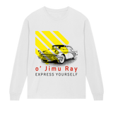 Retro Ride - Vintage Vibes Tee - White men - Long Sleeve T-shirts