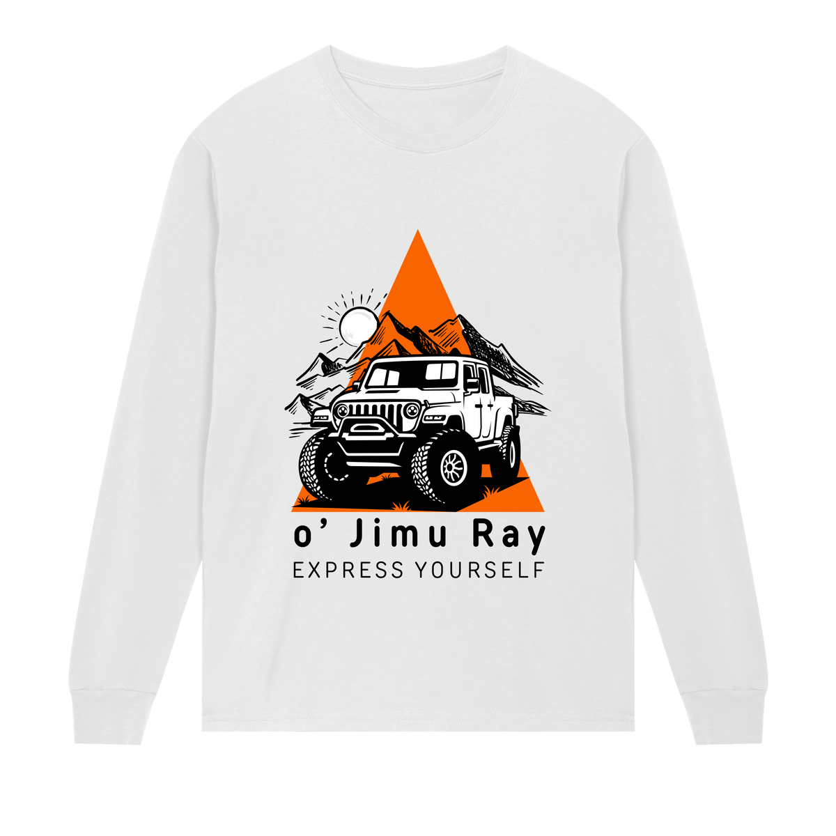 Off-Road Odyssey - Express Yourself - White men - Long Sleeve T-shirts