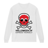 Edgy Skull - Stylish Design - White men - Long Sleeve T-shirts