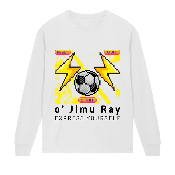 Pixel Perfect Soccer Flash - White men - Long Sleeve T-shirts