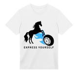 Expressive Motion - Flame Rider Tee - White men - T-shirts