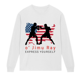 American Boxer Shirt - o' Jimu Ray 4th July Special - White men - Long Sleeve T-shirts