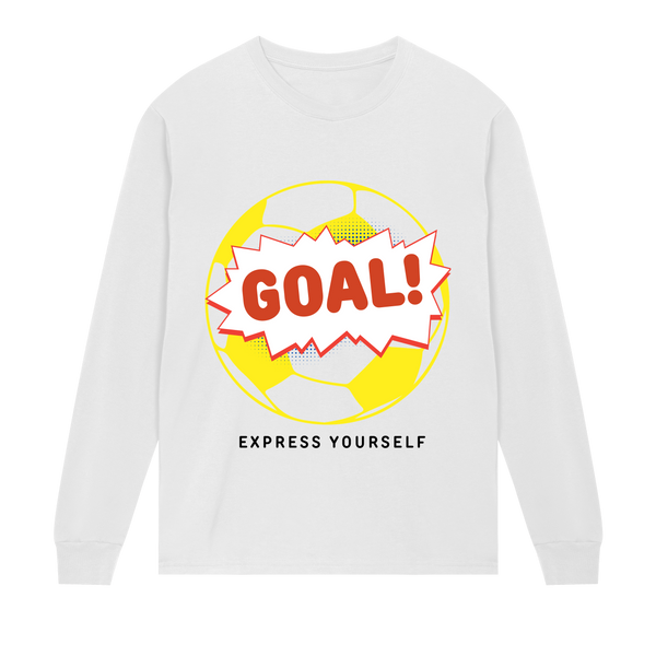 Goal! Celebration Tee - White men - Long Sleeve T-shirts