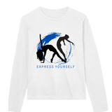 Dance of Expression Long Sleeve Tee - White women - Long Sleeve T-shirts