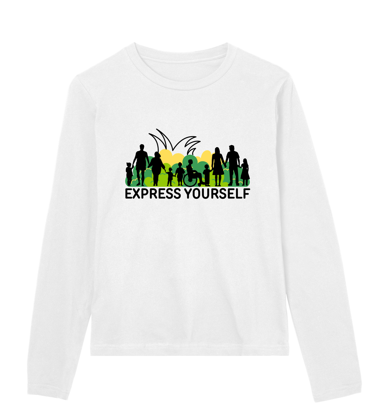 Together We Rise - Inclusive Silhouette - White women - Long Sleeve T-shirts