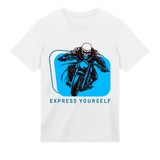 Fearless Rider: - Dynamic Tee - White men - T-shirts