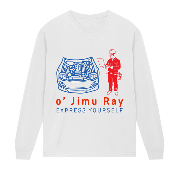 The Engineering Long Sleeve Tee - White men - Long Sleeve T-shirts