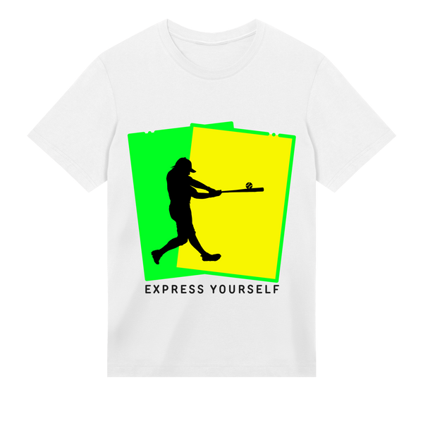 Bold Baseball Silhouette Shirt - White men - T-shirts