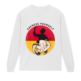 Strength in Color - Bold Contrast Tee - White men - Long Sleeve T-shirts