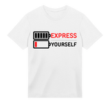 Power Down - Express Up Tee - White men - T-shirts