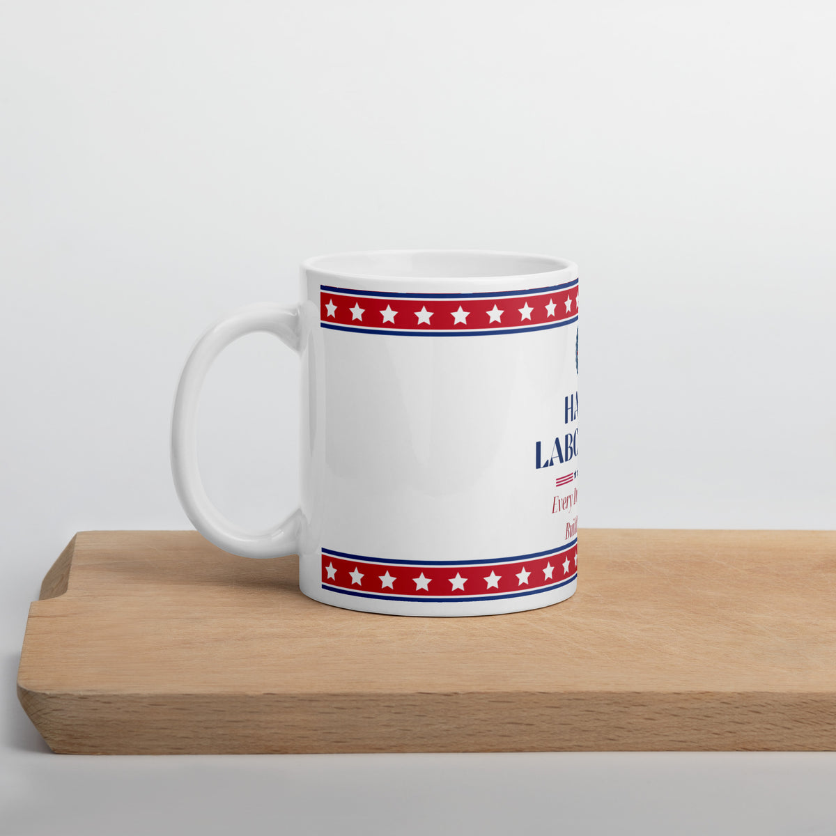 White Glossy Mug – Perfect Motivational Labour Day Gift - Default Title - Mugs