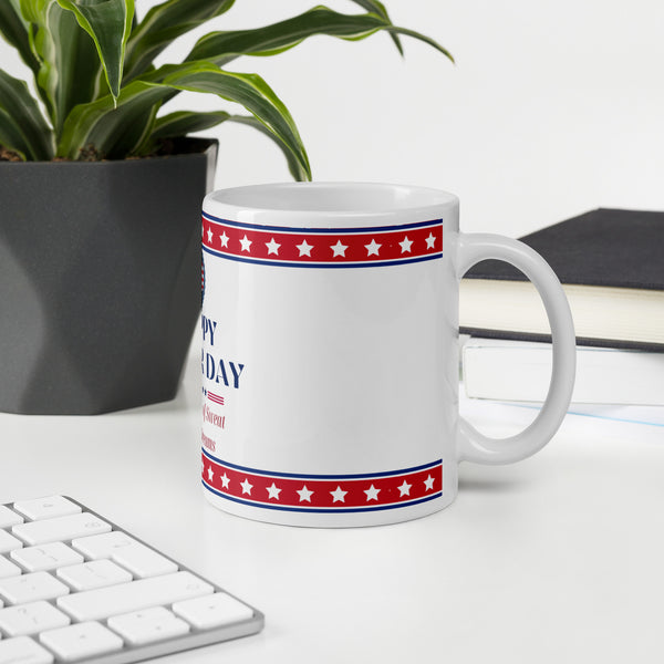 White Glossy Mug – Perfect Motivational Labour Day Gift - - Mugs