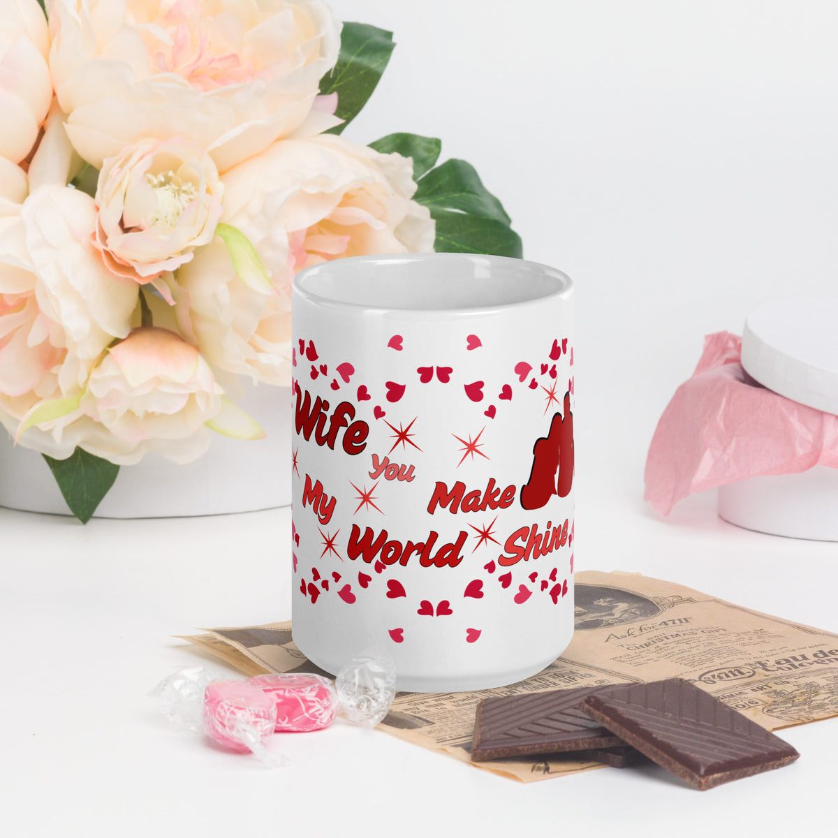 Show Your Appreciation - Heartfelt Mug for Your Wife - - Mugs