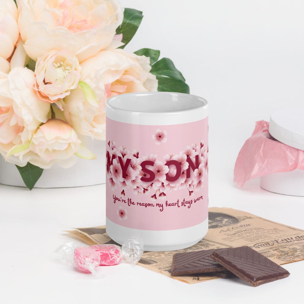 Blossom of My Heart - A Son's Love Mug - - Mugs