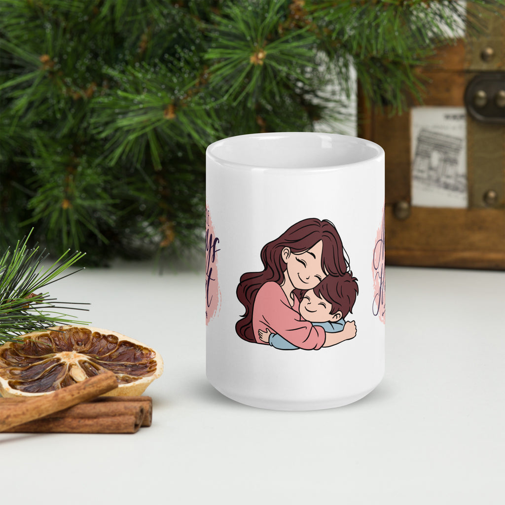 Mother's Embrace - A Keepsake Mug for Your Boy - - Mugs