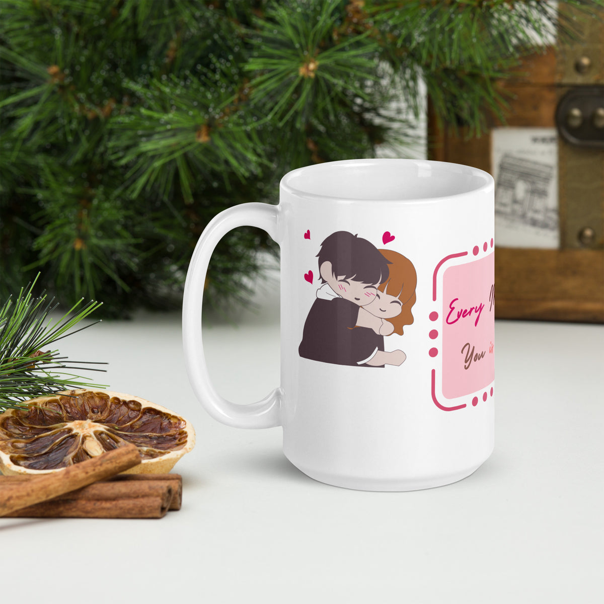 Celebrate Love with Heartfelt Art - Gift for Your Wife - - Mugs