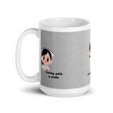 Caring with a Smile – A Cute & Cheerful Nurse Mug - - Mugs