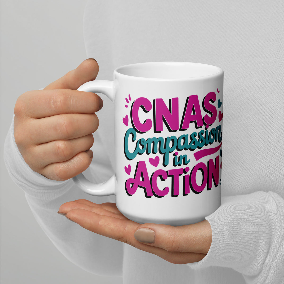 Nurse’s Heart in a Mug – Celebrating Compassion in Action - Default Title - Mugs