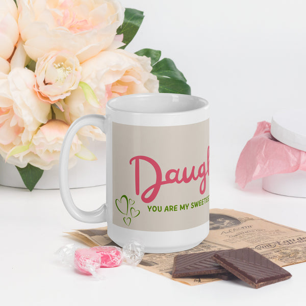Daughter - My Sweetest Blessing" Mug - - Mugs