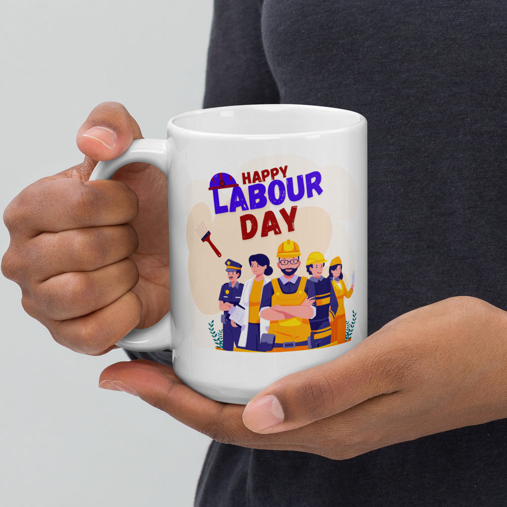 Worker Appreciation Mug – White Glossy Mug by Giftomory - - Mugs