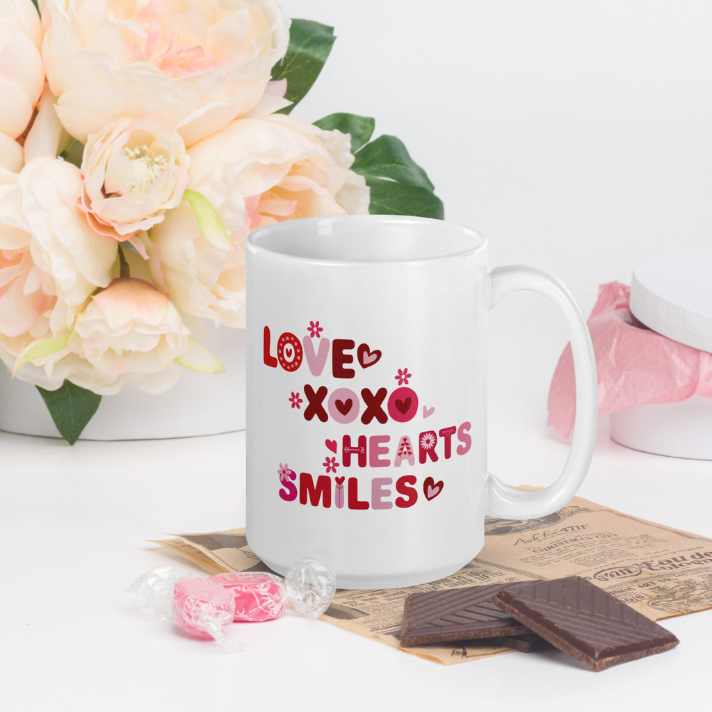 XOXO Valentine’s Day Mug for Lovebird - Default Title - White Glossy Mug