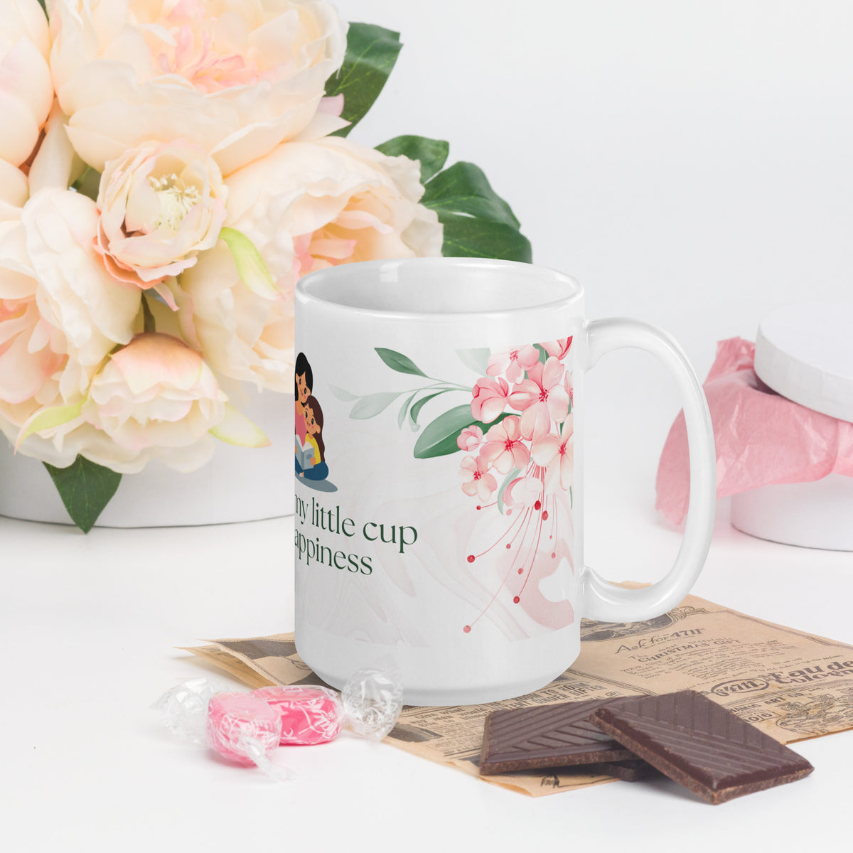 Sentimental Mug for Daughters - You're My Little Cup of Happiness - Default Title - Mugs