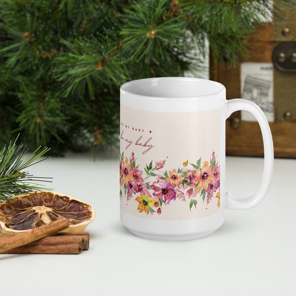 "You'll Always Be My Baby" – Sentimental Floral Mug for Daughters - Default Title - Mugs