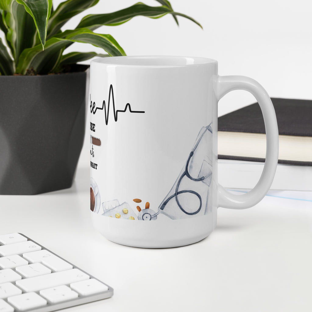 Caffeine & Care – Medical Professional’s Mug - - Coffee Mugs