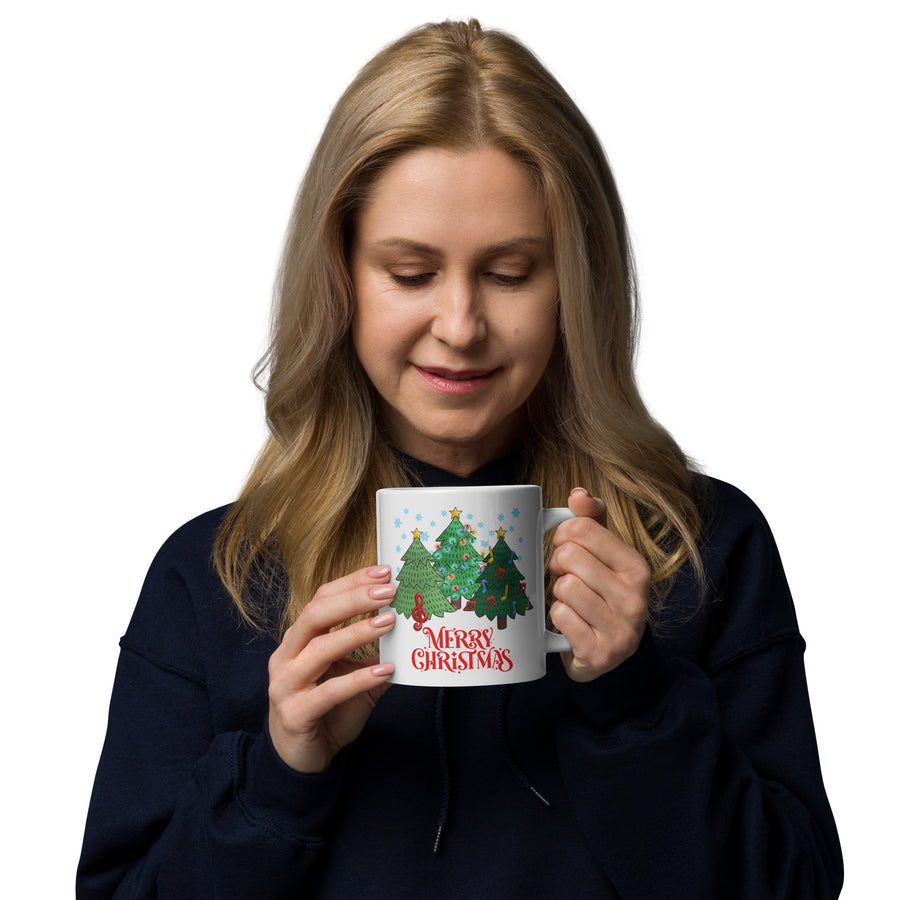 Merry Melodies - A Christmas Carol White Glossy Mug - 20 oz - Hoodies