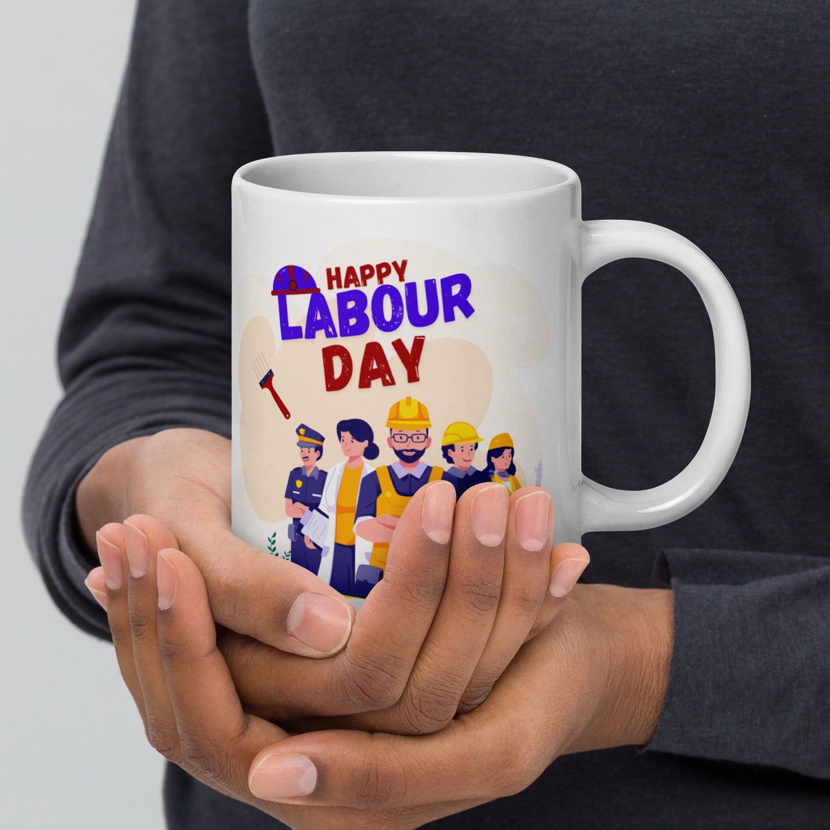 Worker Appreciation Mug – White Glossy Mug by Giftomory - 20 oz - Mugs