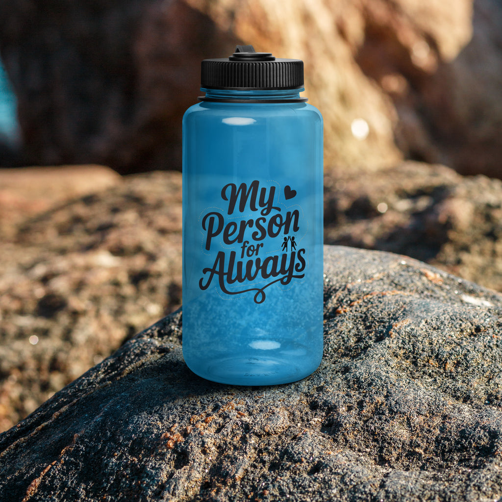 My Person for Always – Best Friend Water Bottle Gift - Blue - Water Bottles